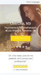 Mobile Screenshot of drchoimd.com